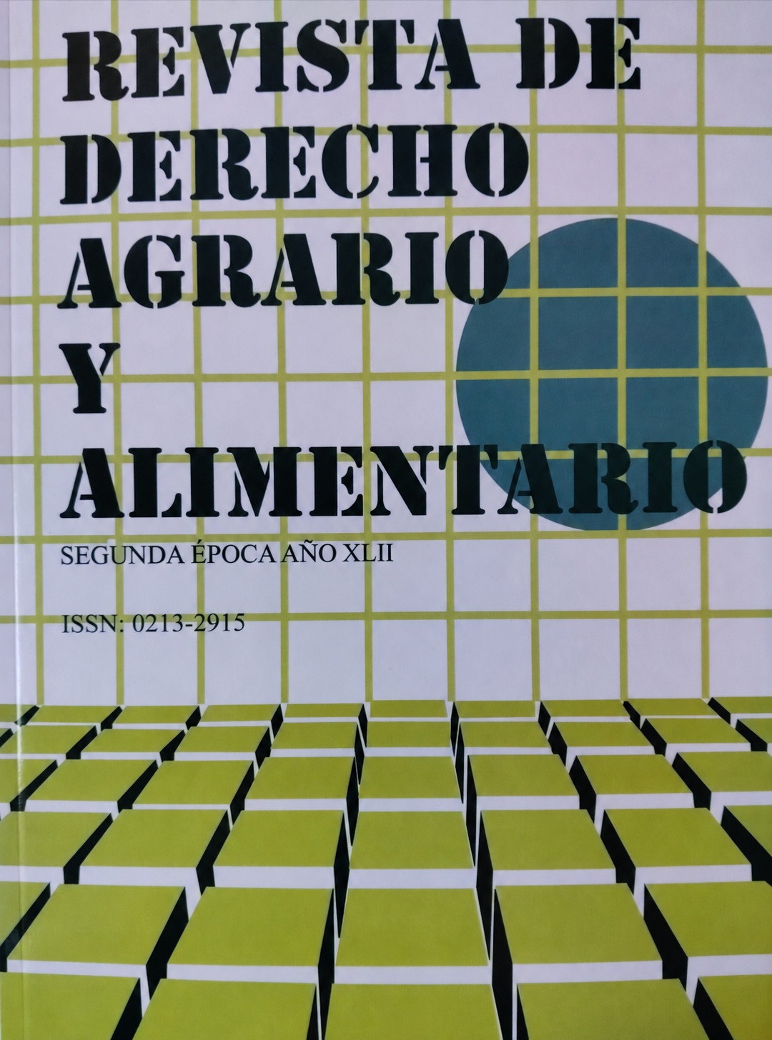 Portada de la Revista de Derecho Agrario y Alimentario